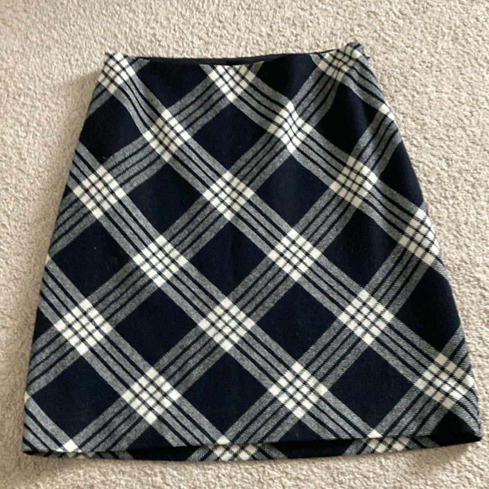 Women’s Talbots Plaid Wool Skirt